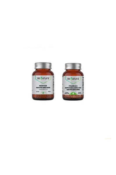 VeNatura Selenium Supplementary Food 90 Tablets + Vitamin B12 Methylcobalamin 30 Tablets