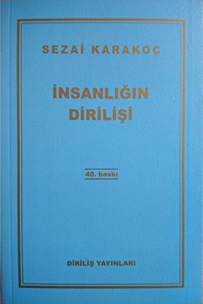 Diriliş Yayınları Insanlığın I - Sezai Karakoç