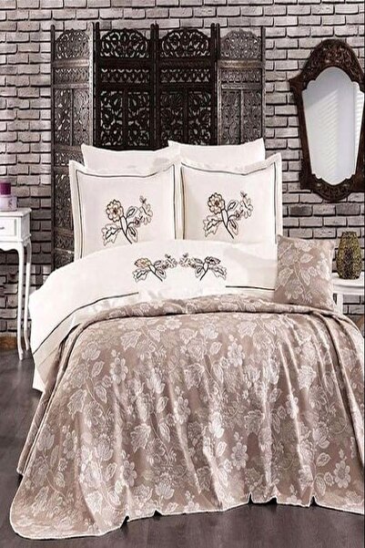 İpekçe Home Ипекче Алида 8-частен сватбен комплект от визон