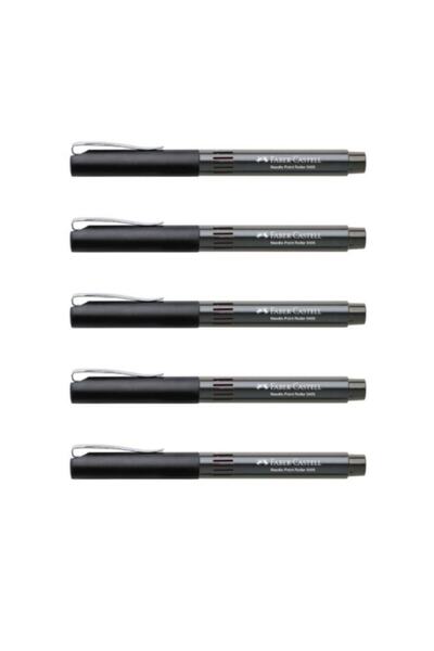 Faber Castell L Needle Point Roller 0.5mm Iğne Uçlu Kalem Siyah ( 5 Adet )