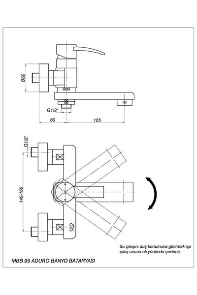 GPD Aduro Mix Bathroom Faucet Mbb95