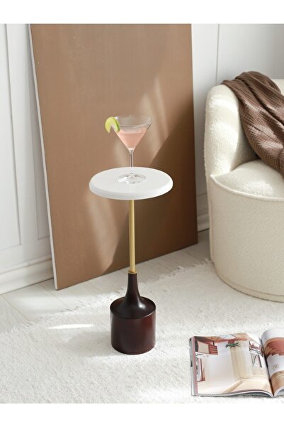 Modabilya Mira Ahşap Yan Sehpa