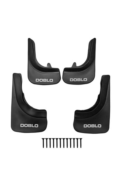Cross Oto Aksesuarları Fiat Doblo Mud Flaps Set of 4 Front/Rear