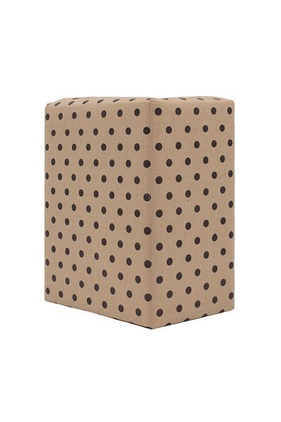 roco paper Συσκευασία Kraft Μαύρη πουά 40gr 70x100cm Συσκευασία 10 τεμαχίων