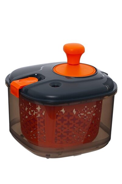 Herevin مجفف سلطة باللون البرتقالي سعة 4.2 لتر