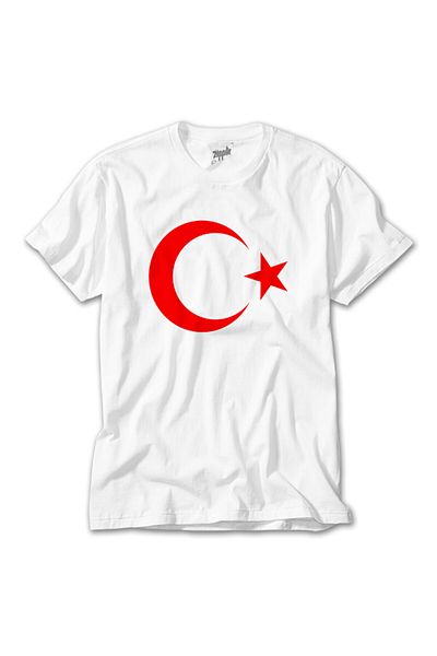 Z zepplin Moon Star White White T-Shirt
