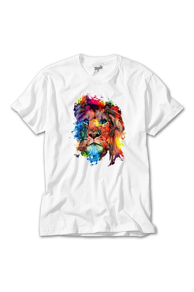Z zepplin Aslan Colorful Splash White T-Shirt