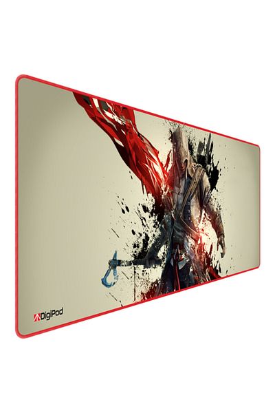 Digipod لوحة ماوس ألعاب مقاس 90x40 Xxl لوحة ماوس ألعاب كبيرة بقاعدة مضادة للانزلاق بسُمك 4 مم