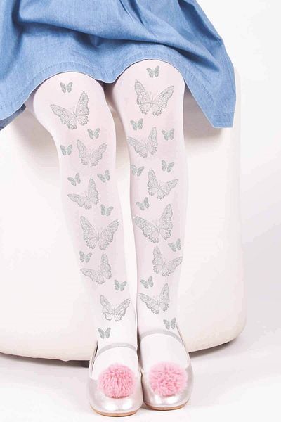 Daymod Sanem Glitter Patterned Children's Pantyhose