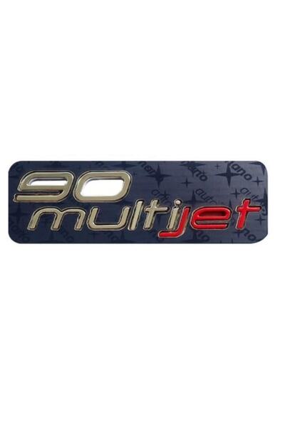 Özdemir Aksesuar Fiat Doblo 90 Multijet Arka Bagaj Yazısı Kromaj 51902211