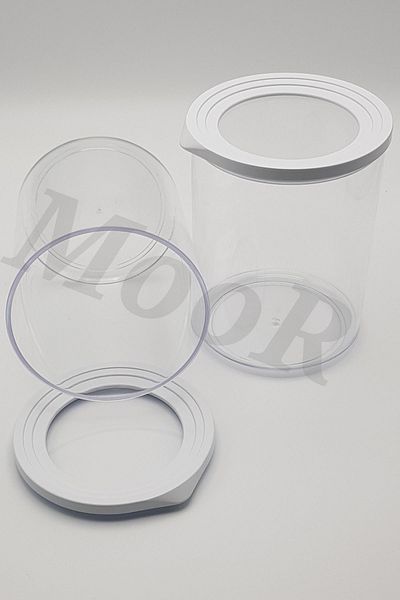 Favilla Round Sealed Box 2 Pieces 1.5lt Kitchen Food Storage Container