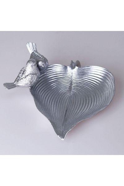 Selim Decorative Bird Plate Silver