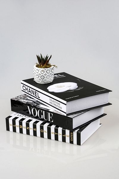 irayhomedecor 3-Piece Element/vogue/rose Decorative Book Box