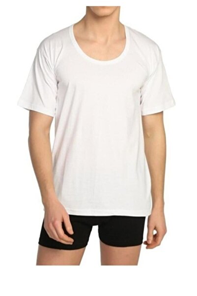 NACAR STORE Men's 6 Pack Crew Neck Short Sleeve Undershirt Tank Top