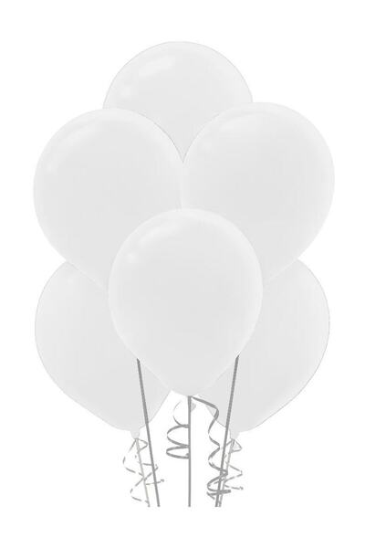 Parti dolabı Pastel White Balloon 100pcs