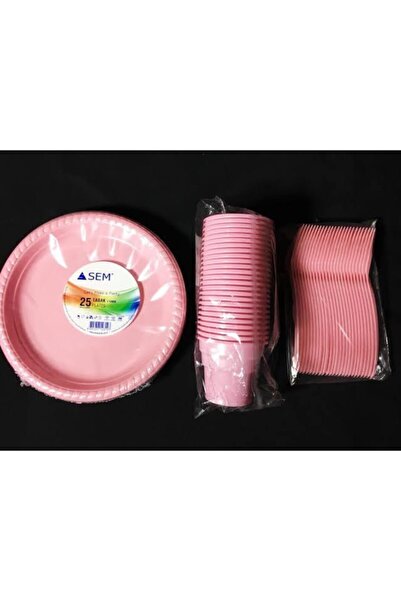 Balondaballoon طقم شوكة زجاجية مكونة من 25 طبق