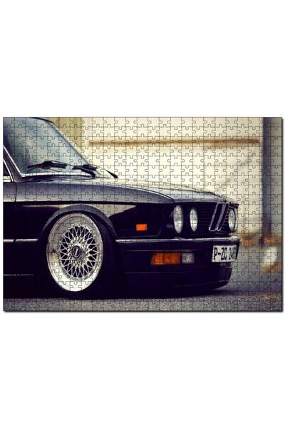 Cakapuzzle Cakasepetim BMW E 28 Siyah Sağ Ön Detay 1000 Parça Puzzle Yapboz M...