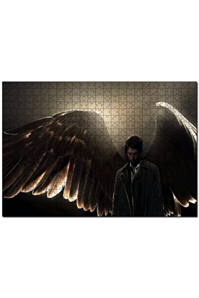 Cakapuzzle Supernatural Melek Kanatları 255 Parça Puzzle Yapboz Mdf (ahşap)