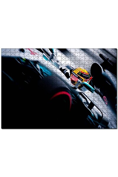 Cakapuzzle Lewis Hamilton Mersedes Ile Formula 1 Görseli 120 Parça Puzzle Yapboz Mdf ahşap