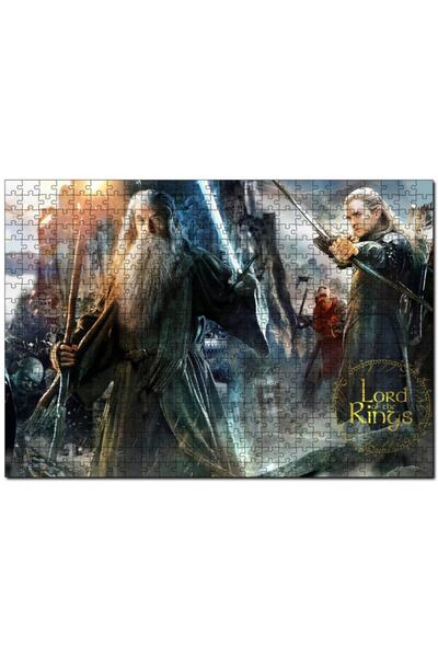 Cakapuzzle Aragorn Frodo Baggins Gandalf Gimli Leolas 120 Parça Puzzle Yapboz...