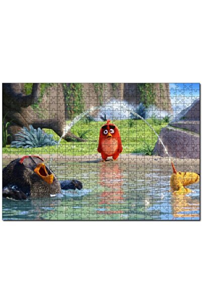 Cakapuzzle أحجية الصور المقطوعة من 120 قطعة بتصميم بحيرة الحكمة من Angry Bird...