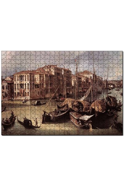 Cakapuzzle Venetian Channel Gondolas And Buildings 500 Piece Puzzle Jigsaw Puzzle Mdf (wood)