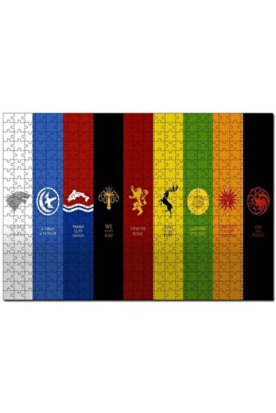 Cakapuzzle Game Of Thrones Milletler Kompozisyon 255 Parça Puzzle Yapboz Mdf ...
