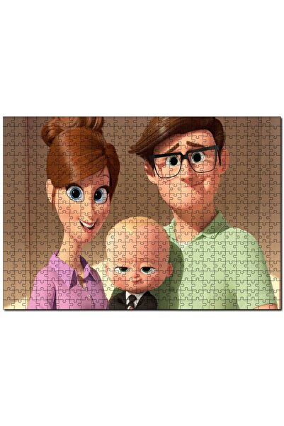 Cakapuzzle بوس بيبي 2017 فيلم الرسوم المتحركة صورة 500 قطعة لغز الصور المقطوع...
