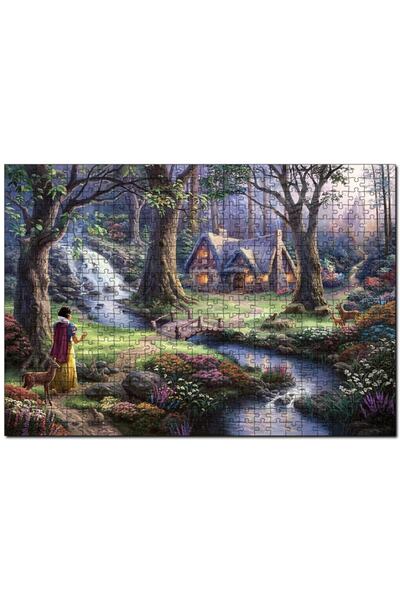 Cakapuzzle لغز الأميرة القطنية وكشك في الغابة 120 قطعة Mdf (خشب)