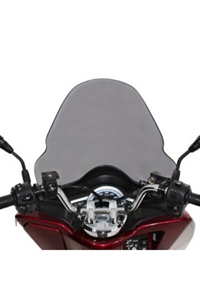 GP KOMPOZİT Honda Pcx 125-150 2014-2017 Uyumlu Ön Cam Füme 65 Cm