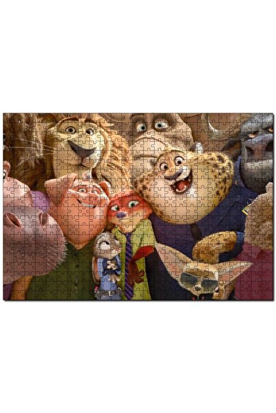 Cakapuzzle Cakasepetim 2016 Zootopia Disney Filmleri 500 Parça Puzzle Yapboz ...