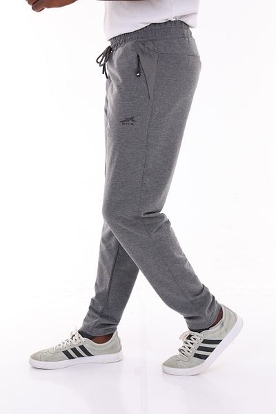 ZEYMERADE Pantaloni de sport cu fermoar ascuns antracit pentru bărbați