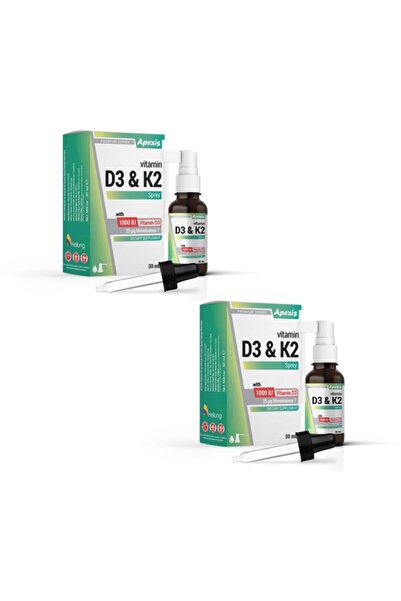 Apexis Vitamin D3 & K2 30 Ml Oral Sprey 2 Adet