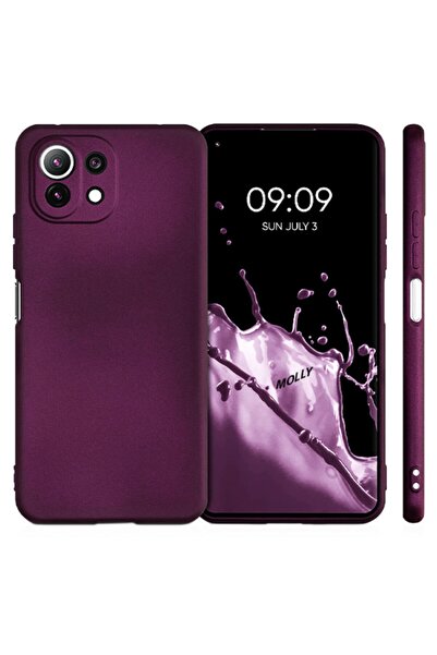 Molly Mi 11 Lite Uyumlu Mürdüm Guardian Mat Silikon Kılıf