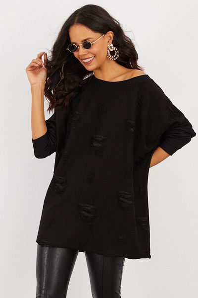 Cool & Sexy Pullover - Schwarz - Regular Fit