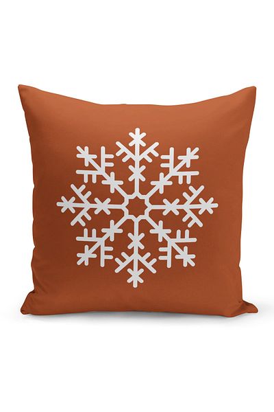 Filamente New Year Christmas Pattern Double Sided Digital Printed Throw Pillow Cover