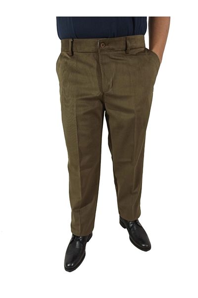 DCN Resotti Fleece Classic Cut Velvet Trousers-edgard818