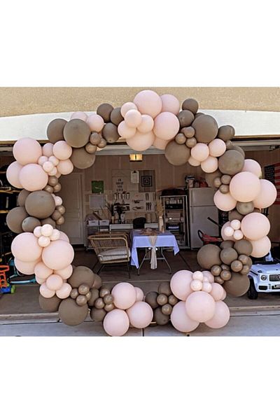 Party City Special Day Brown Pink Balloon Chain