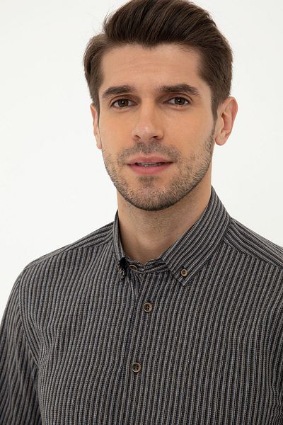 Pierre Cardin Cămașă albastră pentru bărbați G021GL004.000. 1282616