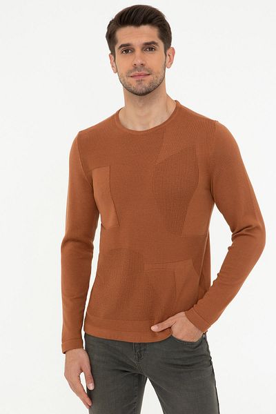 Pierre Cardin Pulover bărbătesc Cinnamon G021SZ0TK.000. 1277492