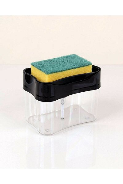 Bastonlu Practical Sponge Holder with Detergent Tank