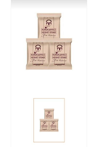 Mehmet Efendi 100 جرام × 3 قطع قهوة جافة