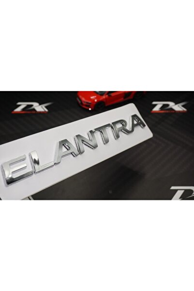 DK Tuning هيونداي إلنترا 3M 3D كروم جذع ABS حروف شعار شعار متوافق