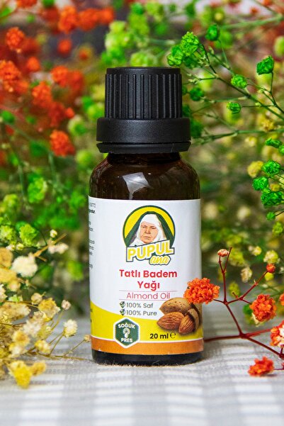 Pupul Ana %100 Saf Tatlı Badem Yağı 20 Ml (soğuk Pres)