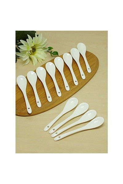EminHome 12 Pieces Porcelain Tea Spoon Set