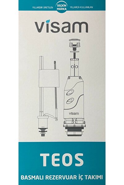 Visam Teos Basmalı Klozet Rezervuar Iç Takımı