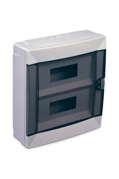 ÇEBİ PLASTİK 24-Piece Surface Mounted W Vending Machine Fuse Box - Double Row - Çb-306-12