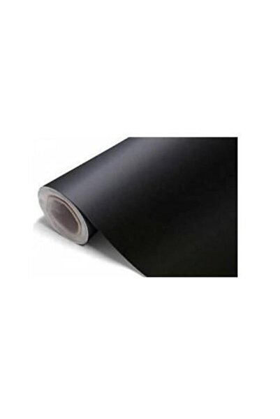 StickerArt Siyah Renk Yapışkanlı Folyo Mat Yüzey 61 Cm 61 Cm X 1 Metre