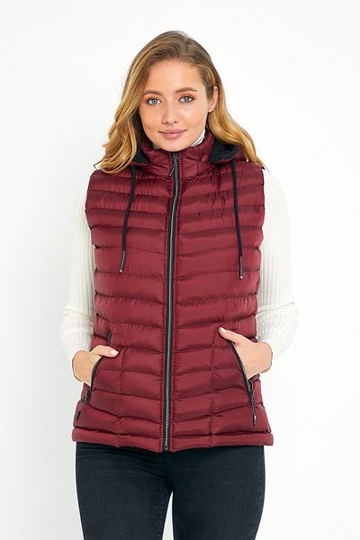 Plus size burgundy vest 2025