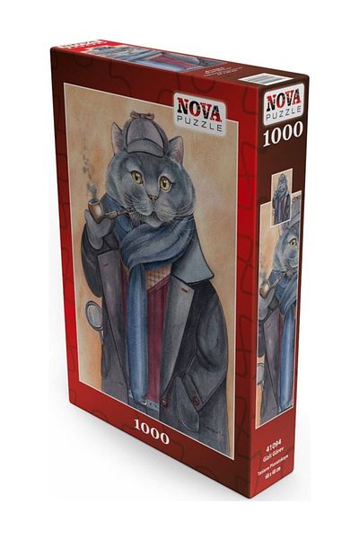 Nova Puzzle Nova 1000 Piece Secret Task, Detective Cat Puzzle